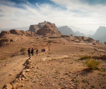 Giordania, trekking biblico, Esodo, Mosè, Parrocchia dell'Invisibile, Luca Buccheri, Roberto Lago