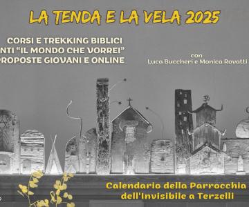 Terzelli, Parrocchia dell'Invisibile, La tenda e la vela 2025, Luca Buccheri, Monica Rovatti