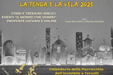 Terzelli, Parrocchia dell'Invisibile, La tenda e la vela 2025, Luca Buccheri, Monica Rovatti